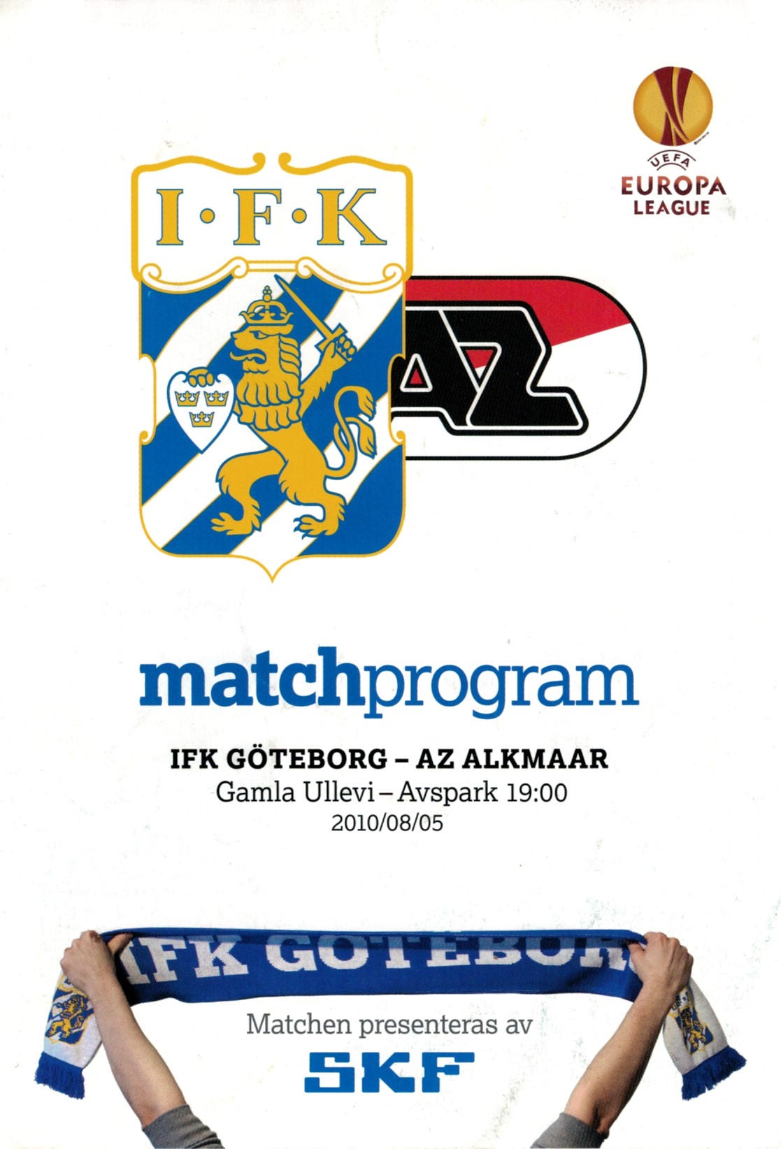 AZ Programma 5-aug-2010 IFK Goteborg uit